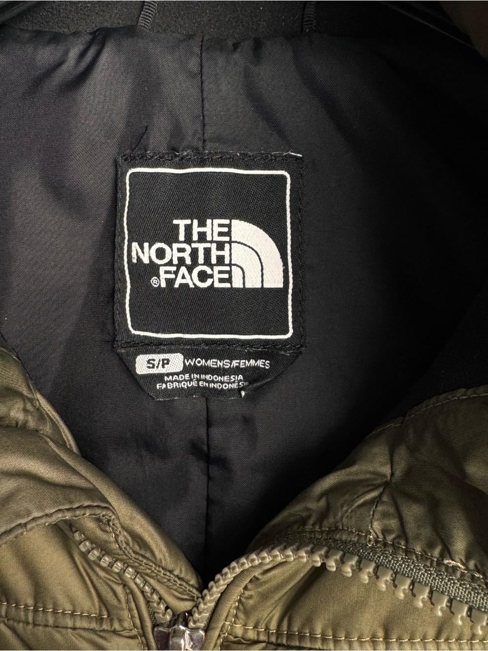 The North Face Womens Green Long Sleeve Zipped Pockets Full-Zip Jacket S